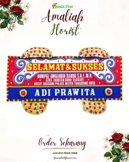 Papan Bunga Ucapan Selamat Sikakap